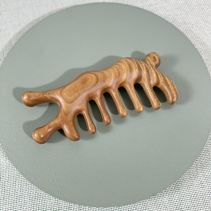 Baiduo Green Sandalwood Massage Comb