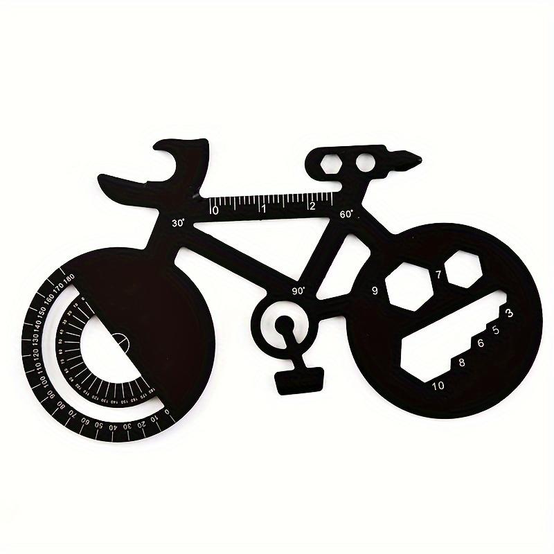 

Multifunctional bicycle wrench tool bottle opener outdoor tool чёрный