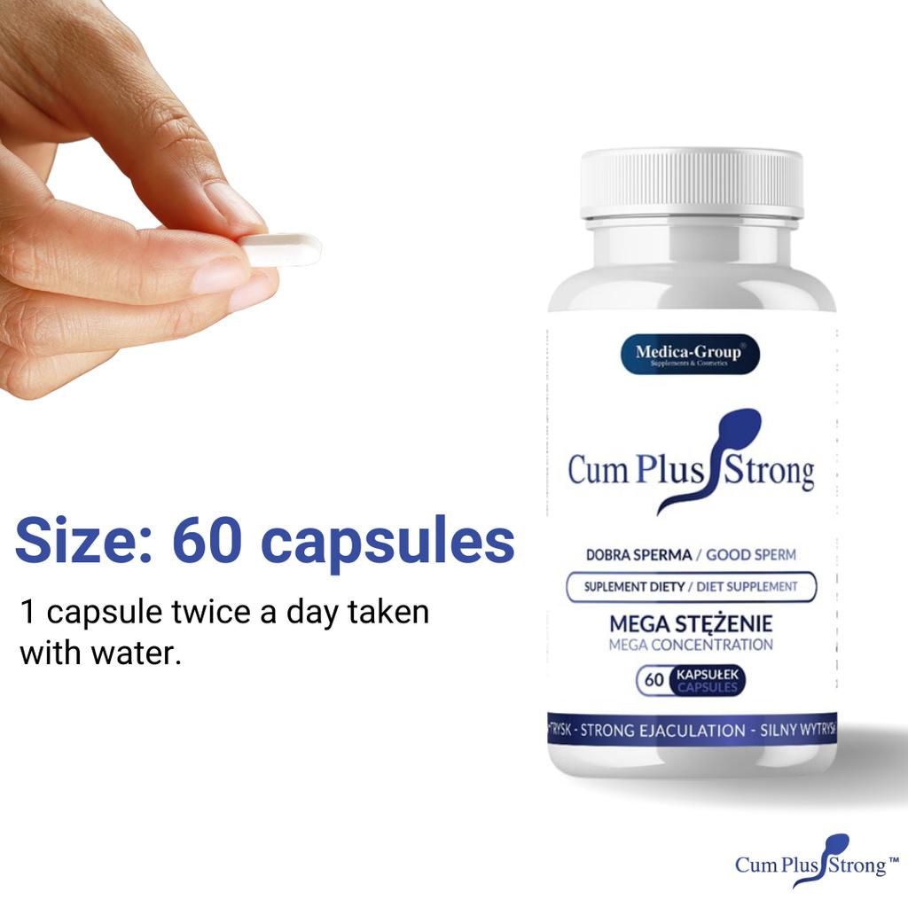 Cum Plus Strong-Kapseln – verbessern den Samengeschmack und steigern die Ejakulationskraft – sexuelle Vitalität und Vergnügen