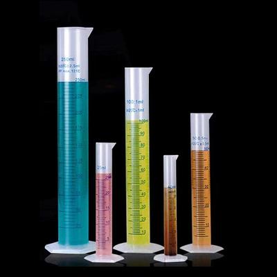 4 Pezzi Misurini Sufficienti Calibro da Laboratorio Strumenti Professionali Provetta Cilindro Trasparente Robusto Per Uso di Misurazione