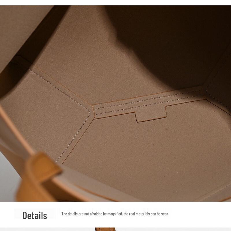 Douxiaozhu Puzzle Geometrická Deformovatelná Hovězí Kůže Skládací Tote Taška přes Rameno