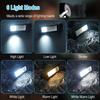 Rechargeable 1200mAh Folding Flashlight 600LM Camping Light Portable Lamps  Outdoor Camping