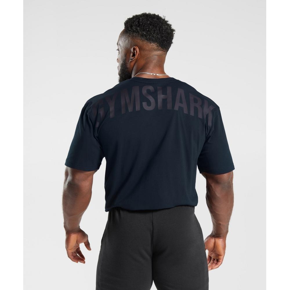 

Футболка GYMSHARK Power Темно-синяя A4A9Q UB9P XS