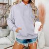 Women's Long Sleeve Oversized  Oversized Drop Shoulder Sleeves Women's Hooded Plush Sweatshirt