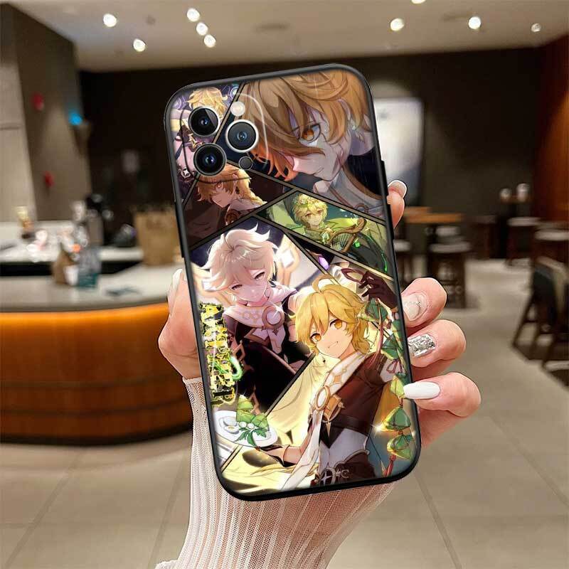Genshin Impact Cute Phone Case for Motorola Edge 60 60s 70 G86 G56 G54 E14 G04S G45 G54 G64 X30 X40 X50 S30 S50 Pro Power Tylus