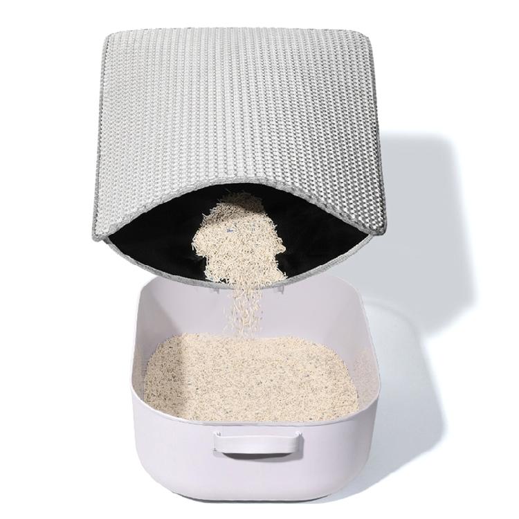 Cats Litter Mat Waterproof Hollowed Mat Litter Sifting for Less Waste Supplies