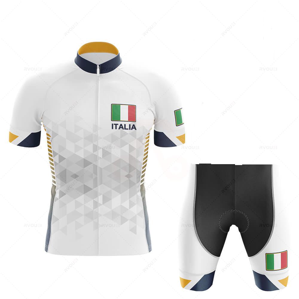 Itálie Cyklistický dres Krátký rukáv 2026 Tým Pánské Cyklistické kraťasy s laclem Oblečení Maillot Cyklistické sady MTB Oblečení Ropa Ciclismo Maillot