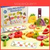 Gioco di infilare la frutta in legno per bambini Giocattoli educativi Gioco interattivo di logica
