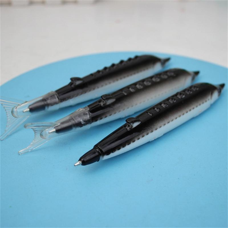 6Pcs Fish Shape Ballpoint Pen Novelty Writing Pen Christmas Stocking Fillers for Student Reward Birthday Party Favor