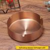 Windproof Stainless Steel Ashtray - Drop-Resistant, Ideal for Home, Internet Cafes, Hotels, and Creative Gifts