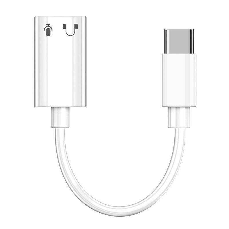 

USB-C to iP Headphone Converter for iPhone 15 Series Huawei Samsung Xiaomi LG Type-C Headset Adapter As Shown A