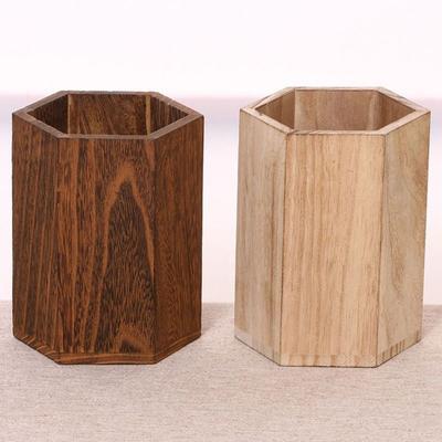 Schreibtisch-Aufbewahrung, Stifthalter aus Holz, INS-Stil, große Kapazität, Stifthalter-Box, multifunktionaler Bleistift-Organizer aus Holz