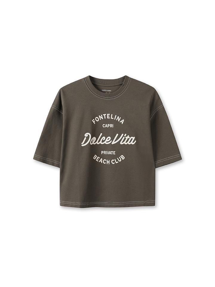 Top Ten Women'S) Cool Air Cotton Graphic Short Sleeve T-Shirt (Loose Fit)_Msf2Ts2012 (A Type)