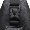 Simple and Fashionable Casual Solid Color PU Multifunctional USB Charging Zipper Man's Chest Bag Crossbody Bag for Commuting