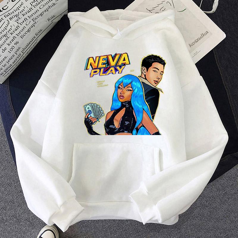 Megan Thee Stallion Neva Playd Hoodie Women/Men Harajuku Aesthetic Hip Hop Hoodies Unisex  New Album Autumn Winter Pullover
