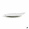 Assiette Plate Ariane Vital Coupe Aile Haute Céramique Blanc (Ø 21 Cm) (12 Unités)