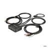 Switch KVM - STARTECH - SV211HDUA4K - 2 Ports - 4K 60Hz - Alimenté par USB