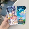 UP44 S-Sailors M-Moon Transparent Phone Case for Motorola Moto G7 G8 G9 G84 G85 G73 G24 G15 Z2 Play Power Plus