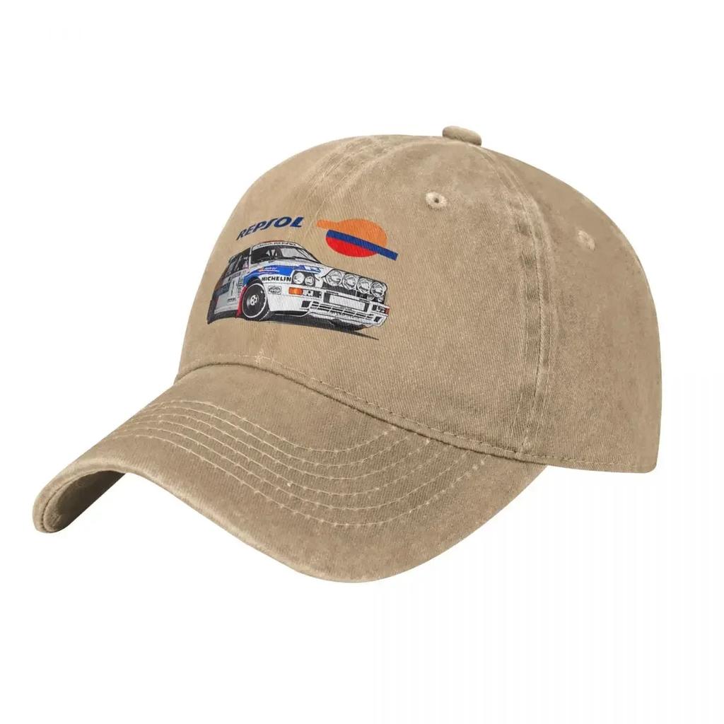 Lancia Repsol Rally WRC Carlos Sainz Bílá Módní Baseballová Čepice s Kšiltem Unisex Klobouk Dámská Čepice Unisex Klobouk