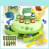 Electric Music Jumping Frog Spin Toy For Kids With Voice Control And Parentchild Interaction