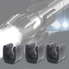 3 Pieces Flashlight Mounting Brackets Bicycle Mount Clips Rotating Universal Bike Torch