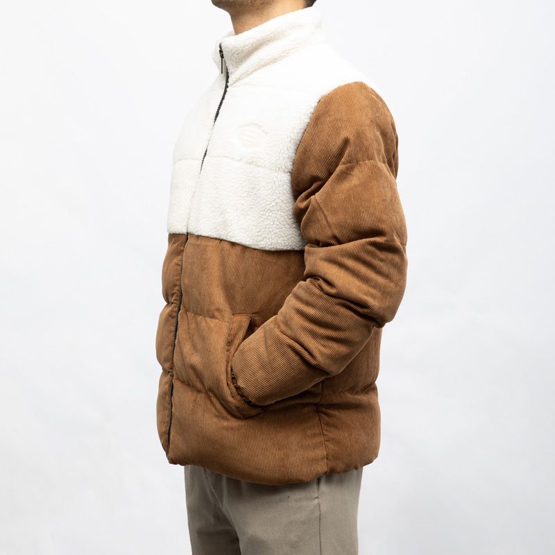 Doudoune velours sherpa cambridge zippée Homme DEELUXE 74