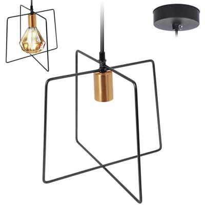 Black and Gold Metal Hanging Lamp