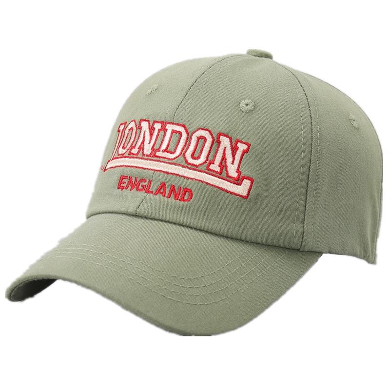

Горячая Распродажа Унисекс Бейсболка с Вышивкой Букв London England , Хлопковая Кепка, Мужская Женская Модная Папина Шляпа 54cm-60cm зелёный
