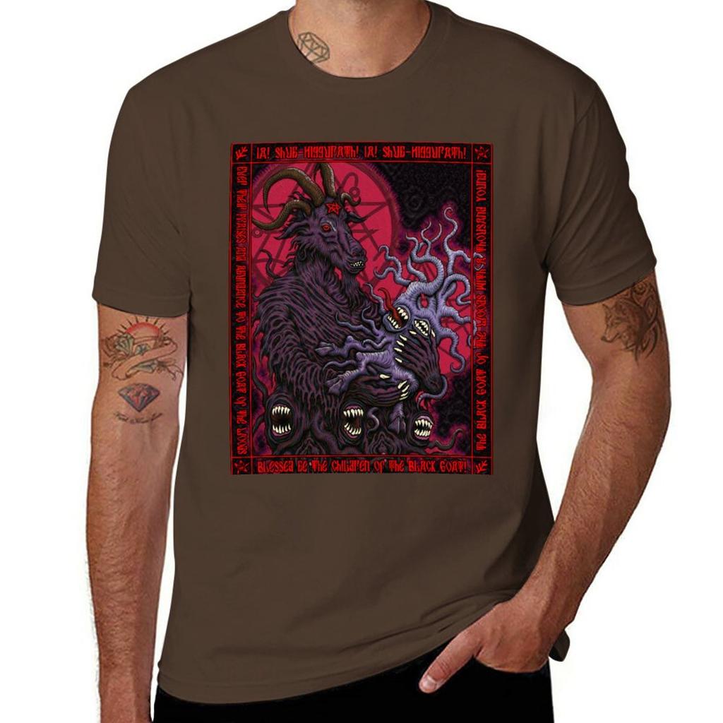 Black Goat Icon Azhmodai 2018 TShirt summer clothes customizeds mens t shirt