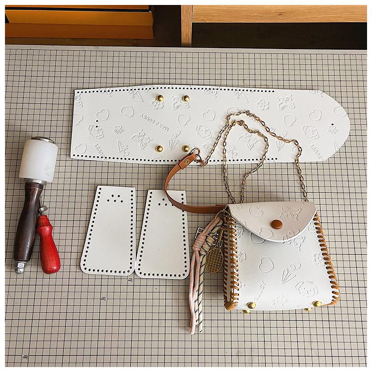 Zestaw DIY Kolorowy Mini Portfelik na Monety i Telefon Torba Crossbody dla Kobiet