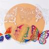 6 Stuks/Set Zonvanger Stickers Bohemen Vlinder Planten Dieren Mandala Lourts Regenboogmaker Statische Raamglas Decoratieve Film