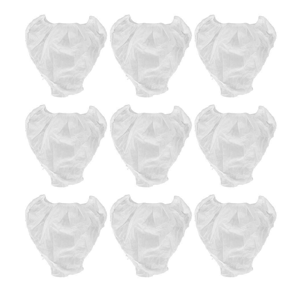 50pcs Unisex Disposable Underwear White Nonwoven Travel Panties for Outdoor Travel Beauty Salon Hotel