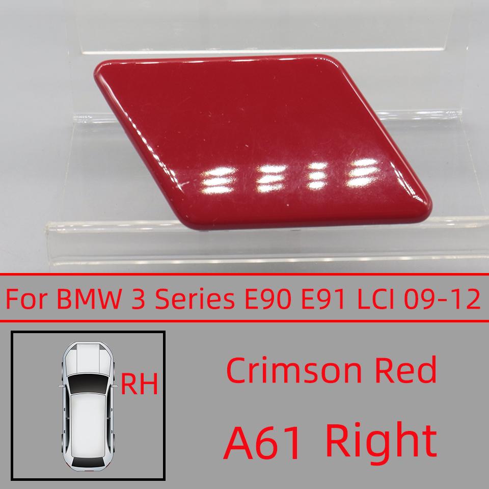 Headlight Washer Nozzle Cover For BMW 320 325 328 330 335 E90 E91 LCI 2009-2012 Sprayer Lid Cap Painted Washer Jet Cover Cap