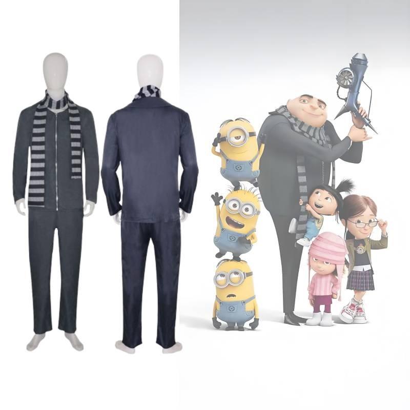 Stylish Gru Cosplay Outfit For Despicable Me Featuring Soft And Stretchy Fabric For Events