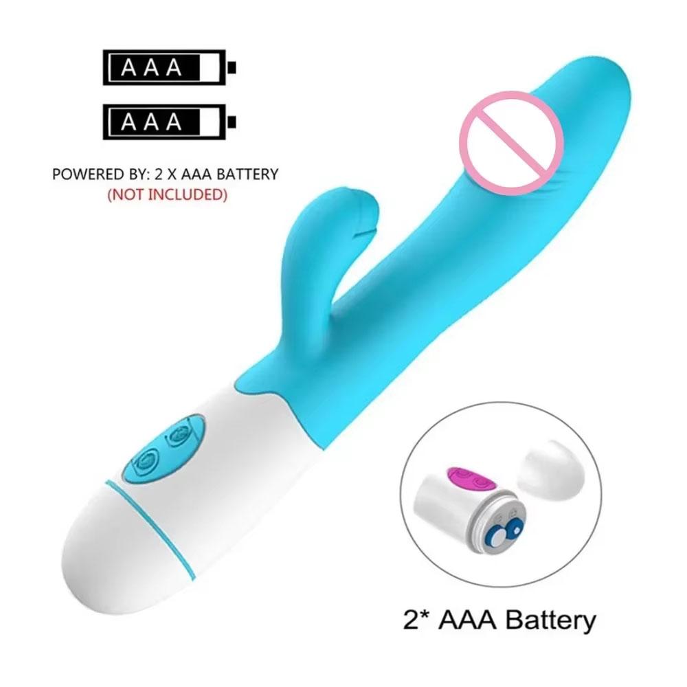 Powerful Rabbit Vibrator dildo Clitoris G Spot Stimulator Female Vibrator Vagina Massage Masturbator Adult Sex Toy for Women 18+