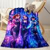 1pc K-Pop Coloring Book Blanket Comfortable Soft Lightweight Multi Seasonal Blanket for Travel Camping Picnics Sofa Office Bedroom Gift Friends