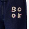 M.Latin Girls' Classic Bear Patch Denim Jeans