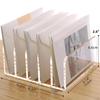 Desk Organizer File Holders Storage Transparent Rack Stand Letter Sorter for Office Supplies