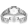 OLEVS Stylish Square Men's Business Watch Waterproof Luminous Quartz Date White Stainless Steel