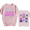 9 Colors K-Pop Demon Hunters Trending T-Shirts Demonic Emblem Tee Shirt for Men Y2K Funny Plus Size Short Sleeve Clothes