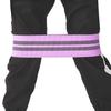 Unisex Anti-Rutsch Hüft-Widerstandsband Schleife Kreis Fitnessstudio Yoga Fitness Übung (Lila S)