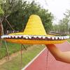 Large Size Straw Hats Mexican Style Men Women Summer Hats New Outdoor Sun Hat  for Halloween Party