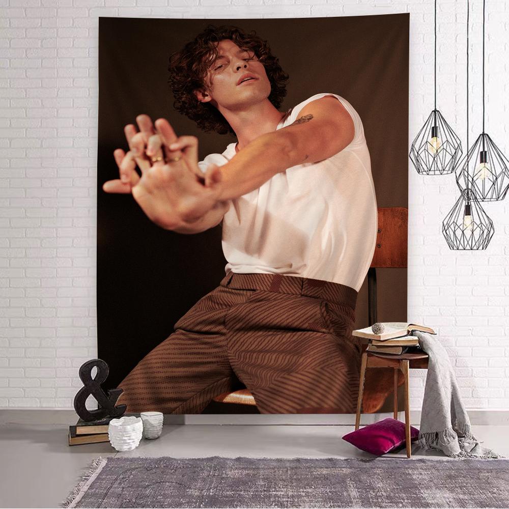 SShawn Mendes Popular Singer  Hanging Bohemian Tapestry Japanese Wall Tapestry Anime Kawaii Room Decor