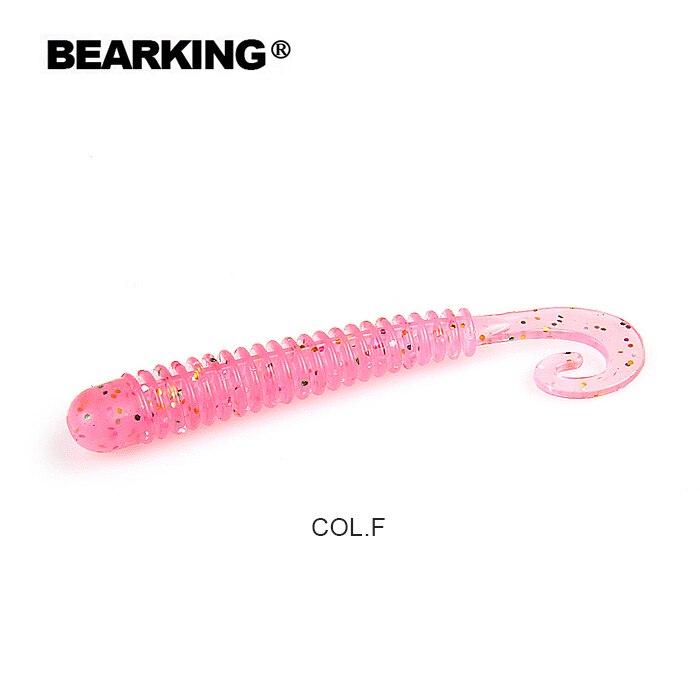 BEARKING Fishing Lure 65mm 1.6g 15pcs / Bag G Tail Soft Baits Fishing Wobbler Bass Bait Artificial Fishing Soft Lure Tacke