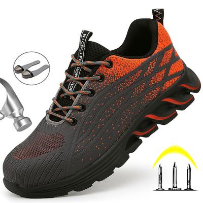 Zapatos de seguridad para hombre, botas de trabajo, zapatos con punta de acero, zapatos de trabajo a prueba de pinchazos, zapatillas transpirables para hombre, calzado para hombre