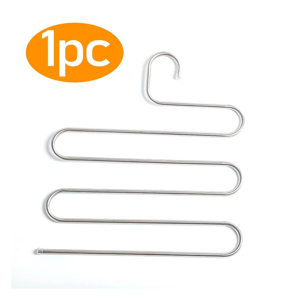 5 Layers Multi-functional Clothes Hangers Non-slip Pant Storage Rack Cloth Rack with Multiple Functions for Hanging and Storage