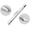Cuticle Pusher Set Double End Steel Manicure Pedicure Kit Nail Art Remover Tools|cuticle Pushers
