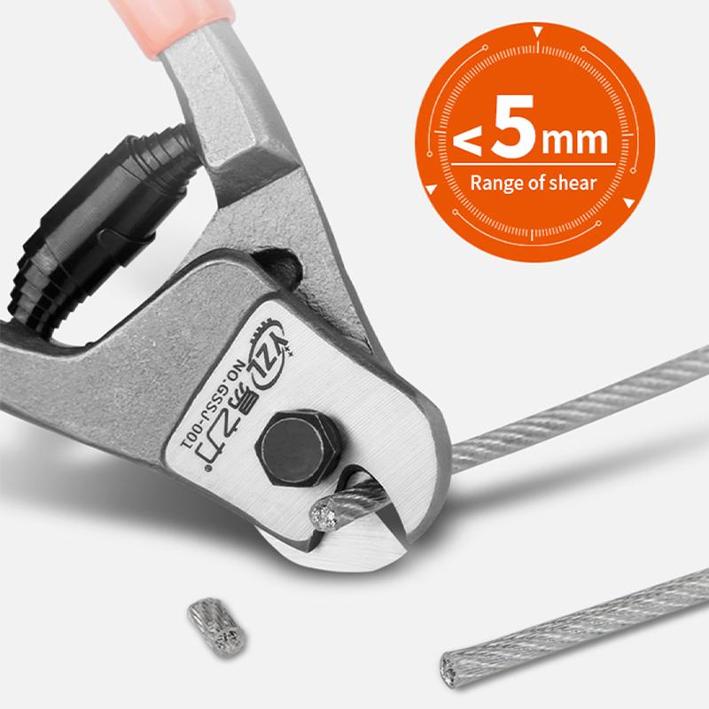 Multifunktionale 8-Zoll-Seilschere Stahlseilzange Kabelschneider Drahtschneide-Handwerkzeuge für Profis