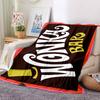 1pz Coperta in Flanella Cioccolato Wonka Morbida, Calda e Accogliente per Divano, Letto, Ufficio e Viaggio Versatile per Tutte le Stagioni Regalo, Regalo di Natale