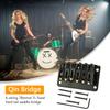 6 Strings 78mm Guitar Bridge Top Load Hardtail Saddle Bridge Electric Guitar Parts Replacement Accessories for Fender Strat Tele